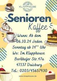 Senioren Kaffee Plakat